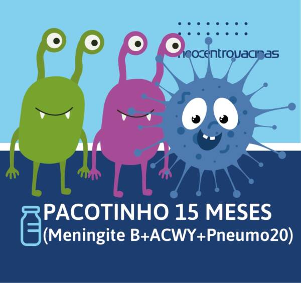 Combo Vacinas 12 a 15 meses (Meningo ACWY+Meningo B+Pneumo 20)