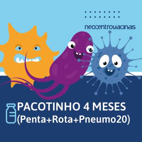 Combo Vacinas 4 meses (Penta+Rota+Pneumo 20)